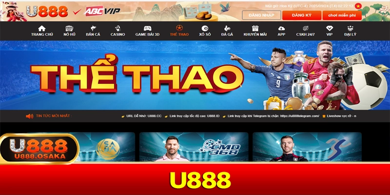 u888 - TOP 10 TRANG CÁ CƯỢC BÓNG ĐÁ UY TÍN NHẤT HIỆN NAY